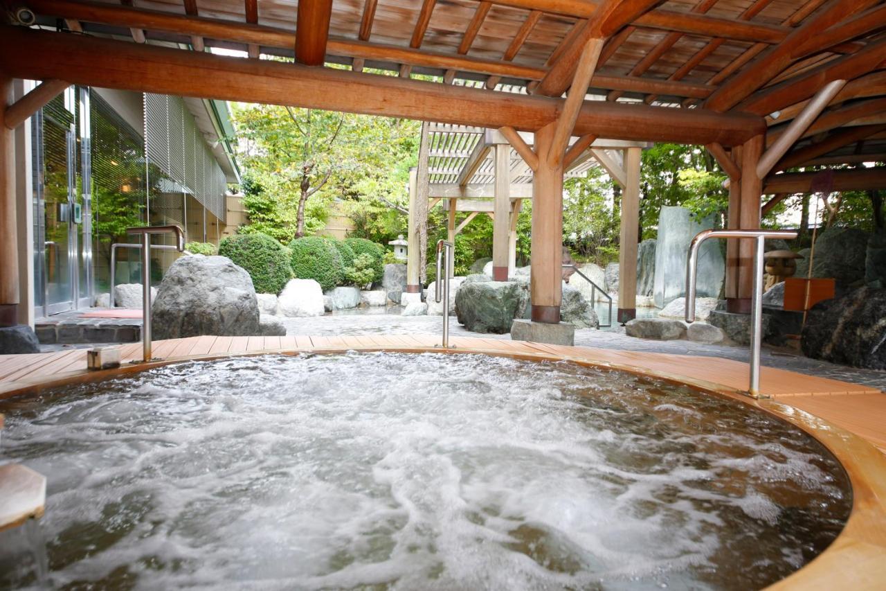 Hida Takayama Onsen Takayama Green Hotel Keio Group Hotels Exterior foto A modern onsen
