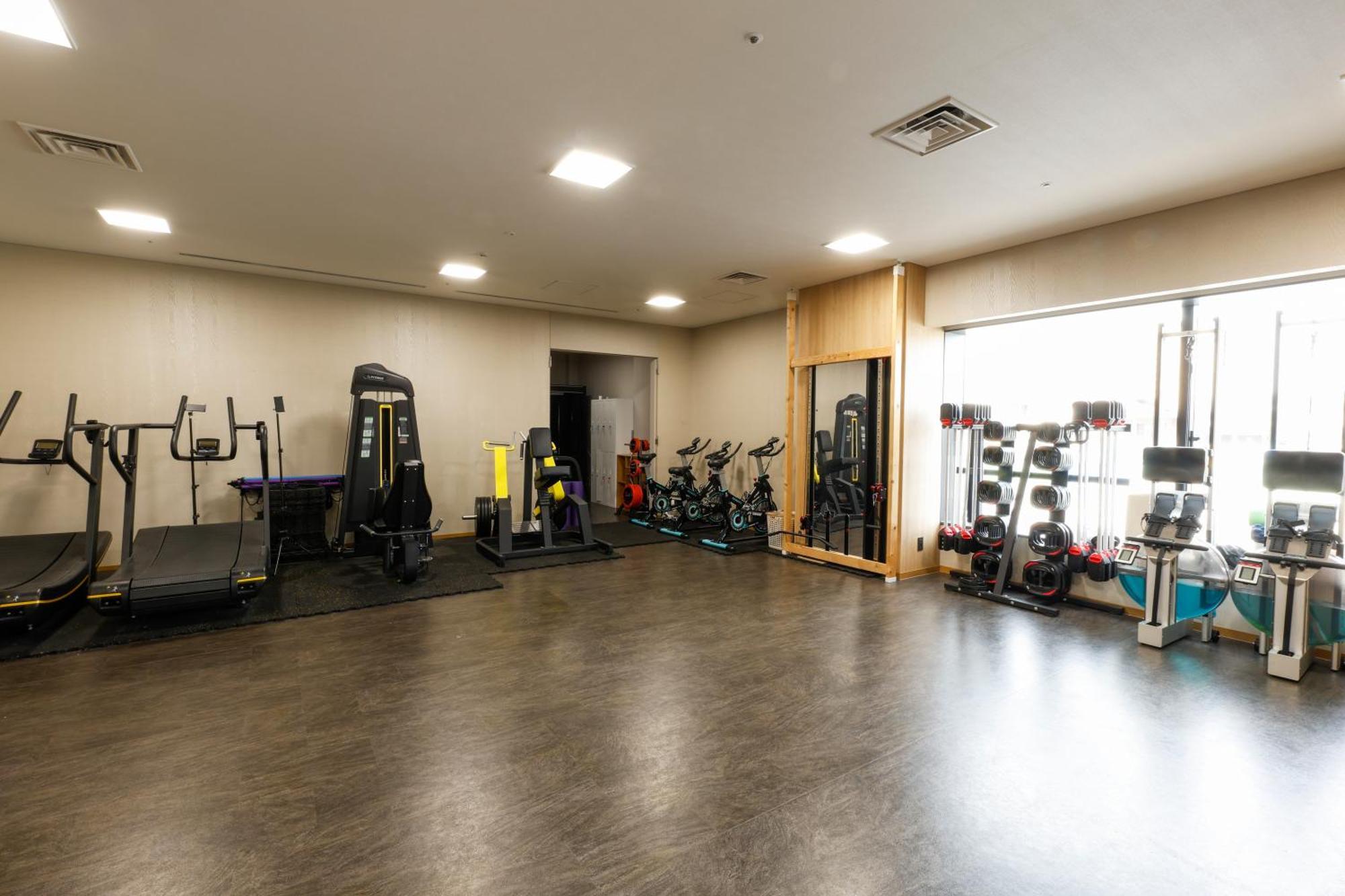 Hida Takayama Onsen Takayama Green Hotel Keio Group Hotels Exterior foto The gym at the hotel